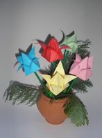 Origami tulipán 2.
