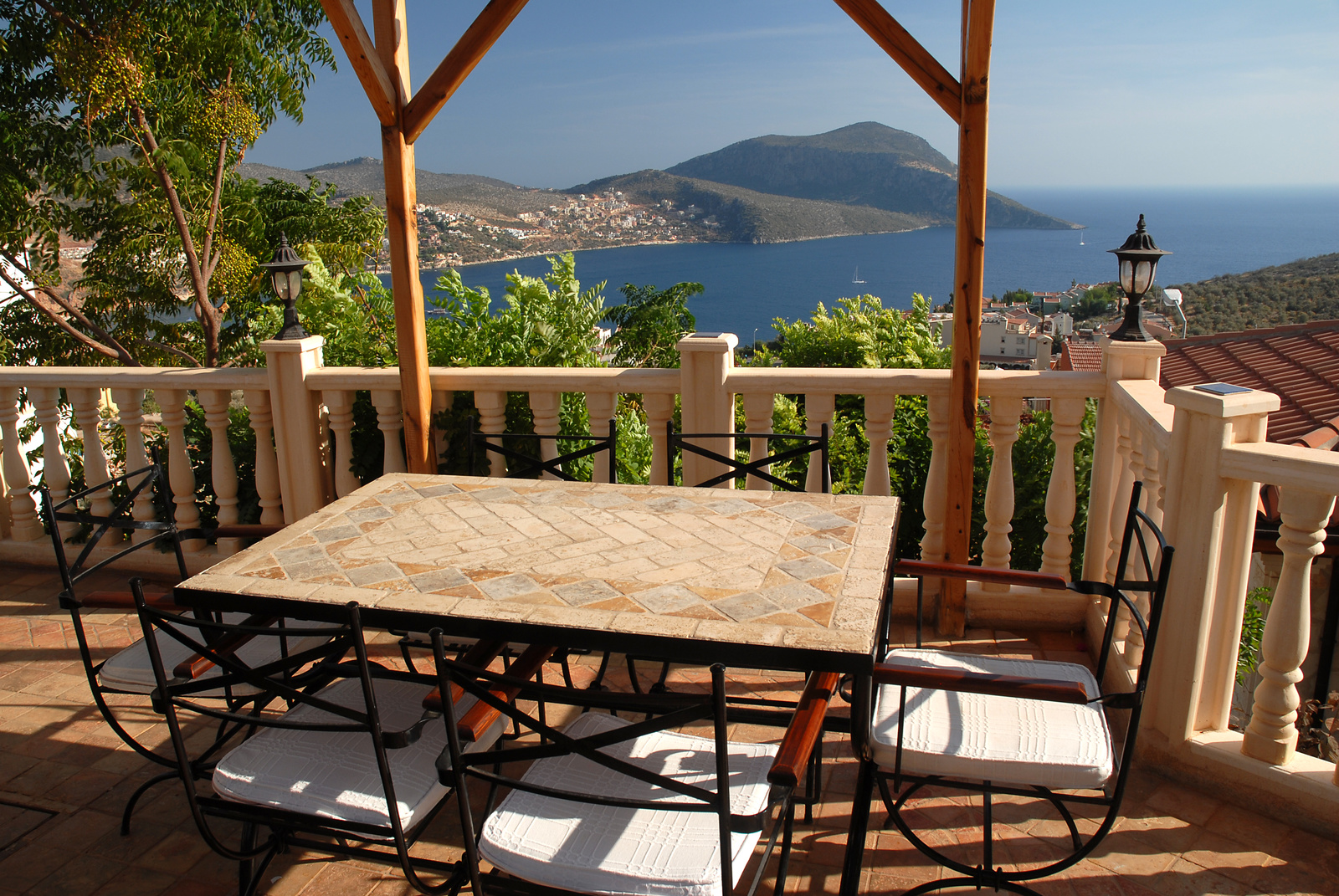 Kalkan Villa Teshir kilátás