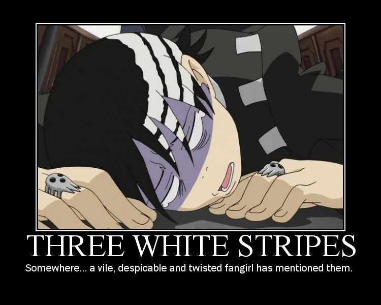 Three White Stripes by Wolf Apparition