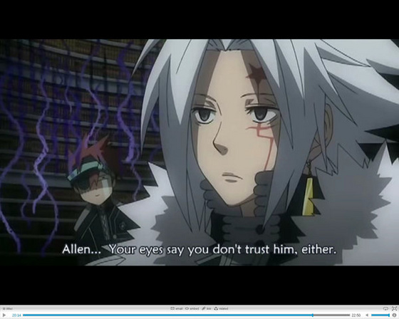 Allen not amused by kimko chan