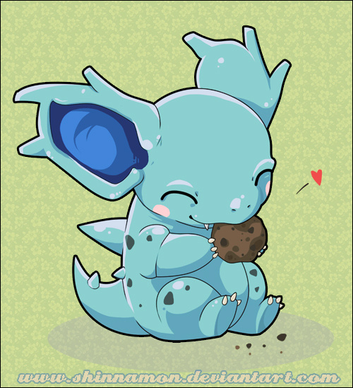 Nidorina loves cookies by Shinnamon