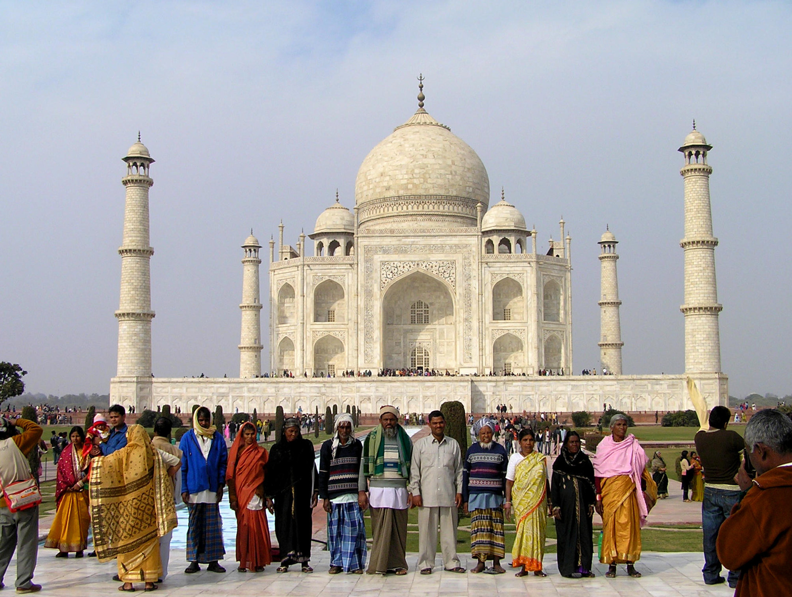 Taj Mahal indiai csaladdal