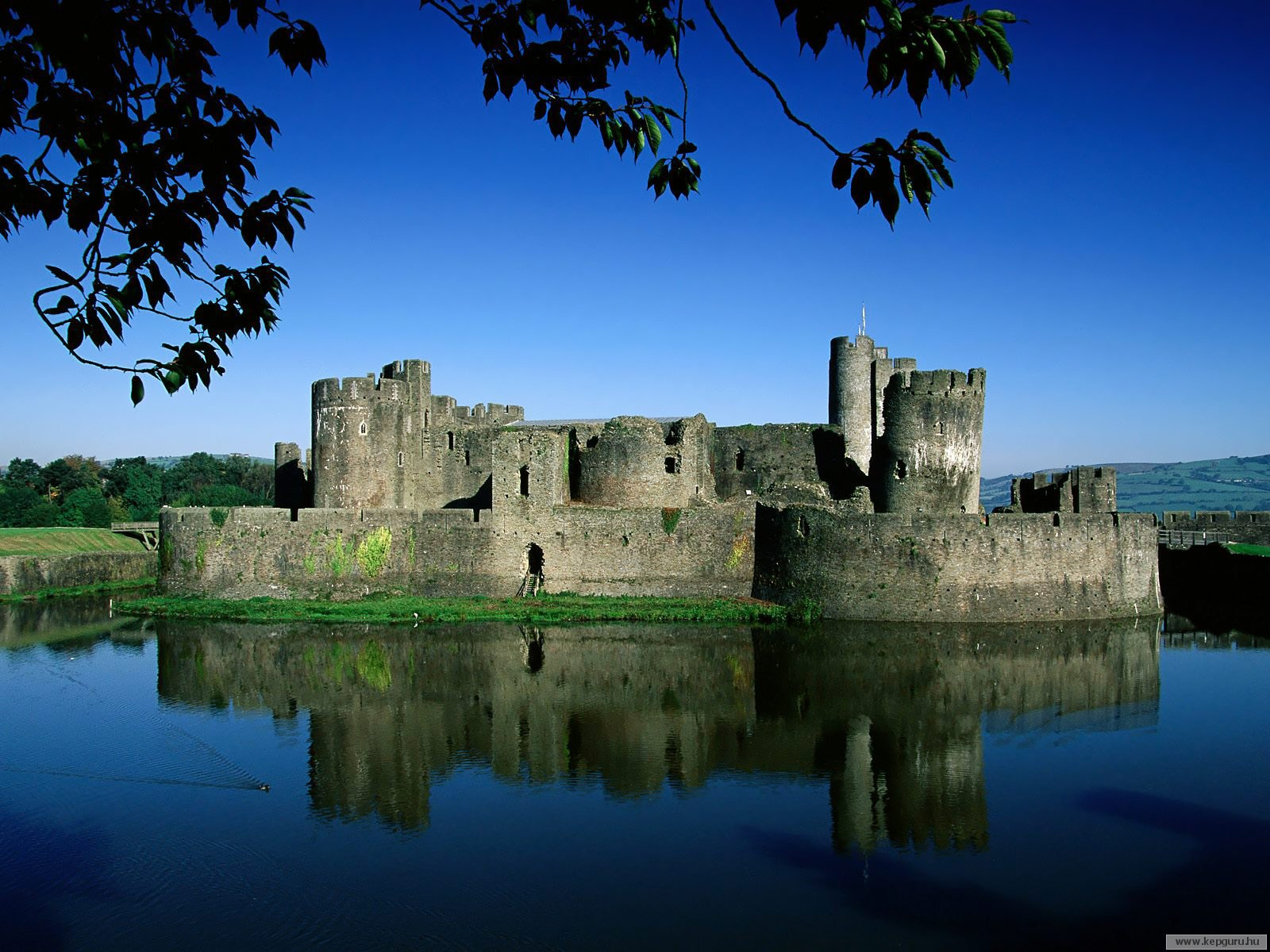 Caerphilly kastély-Wales