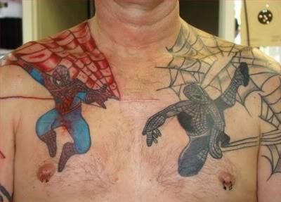Spider-Man-Chest-Tattoo