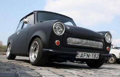 matt fekete trabant