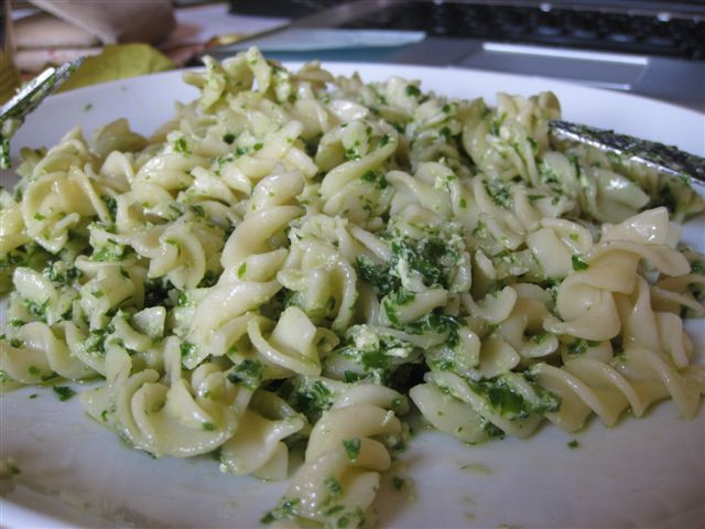 Pesto-s fusilli