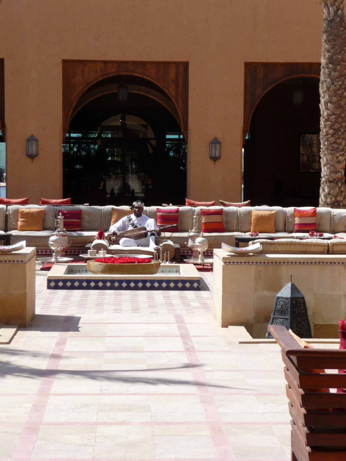 Agadir - Hotel udvar