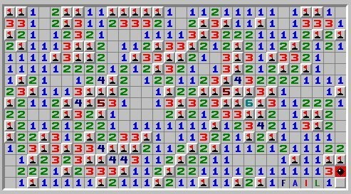 minesweeper fail