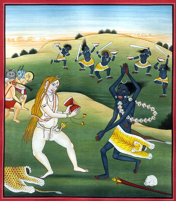 the dance of shiva and kali hj68