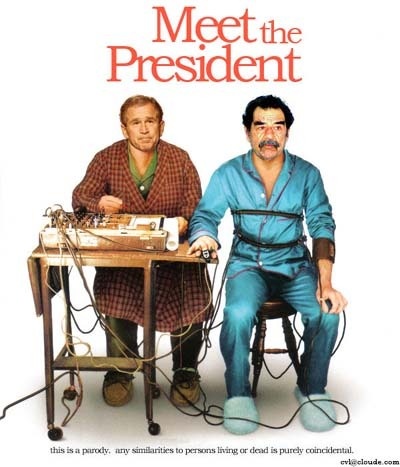 saddam meetthepresident