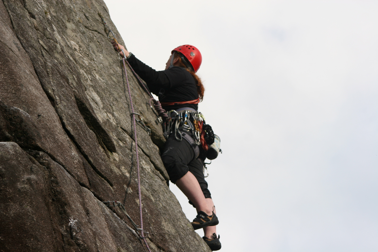 Climbing in Glendalough (2)