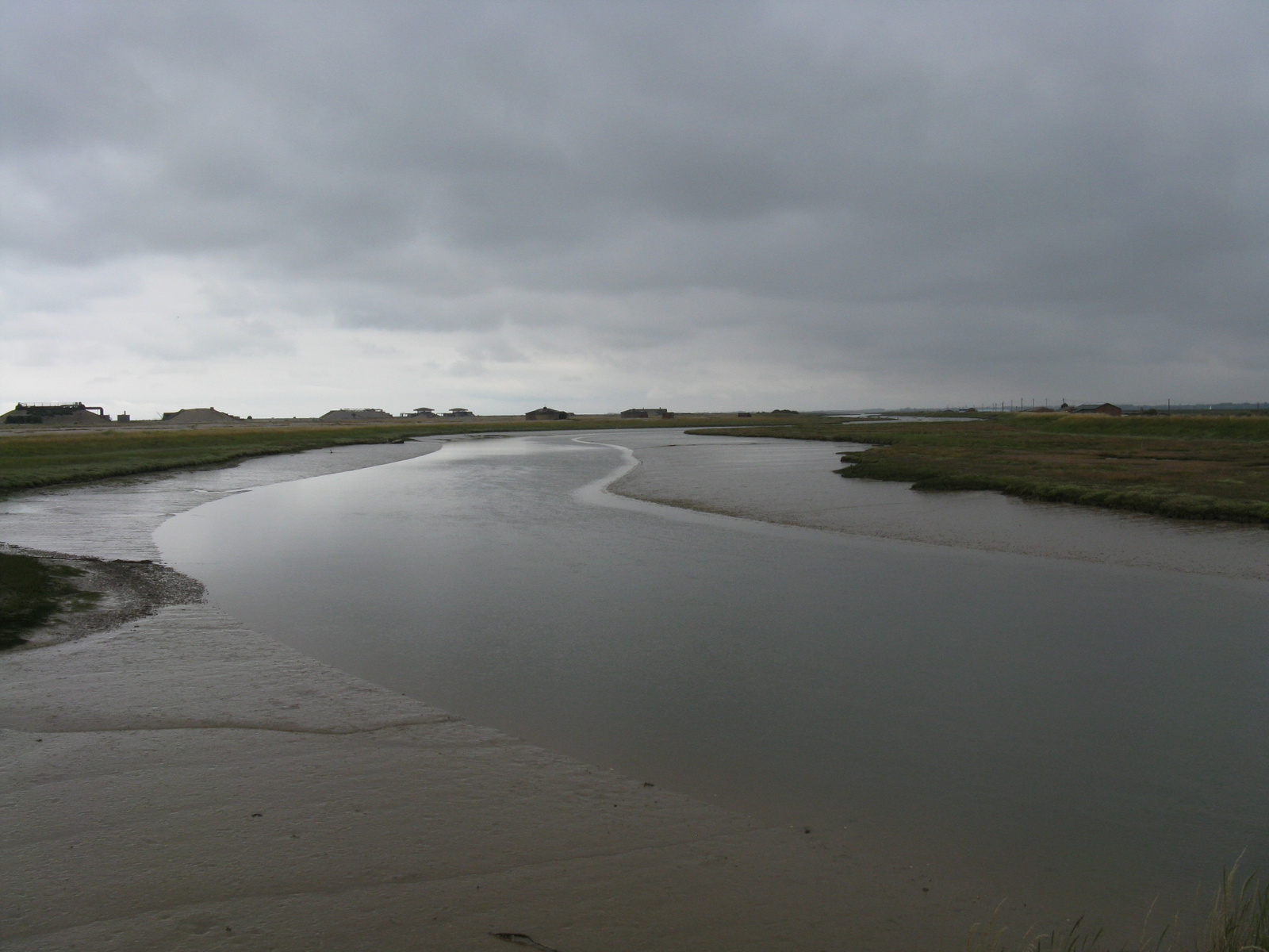 River at low tide