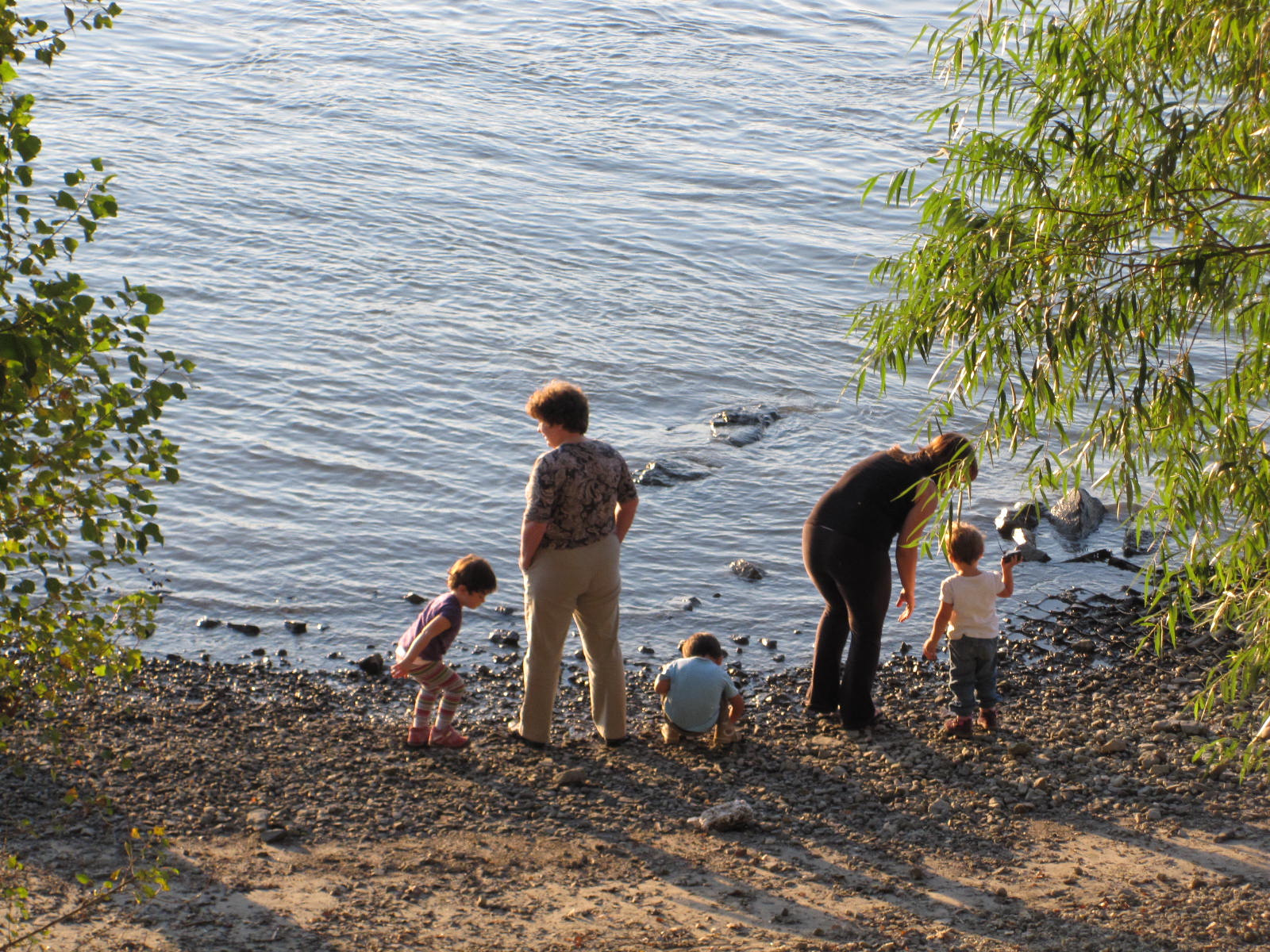 throwing stones