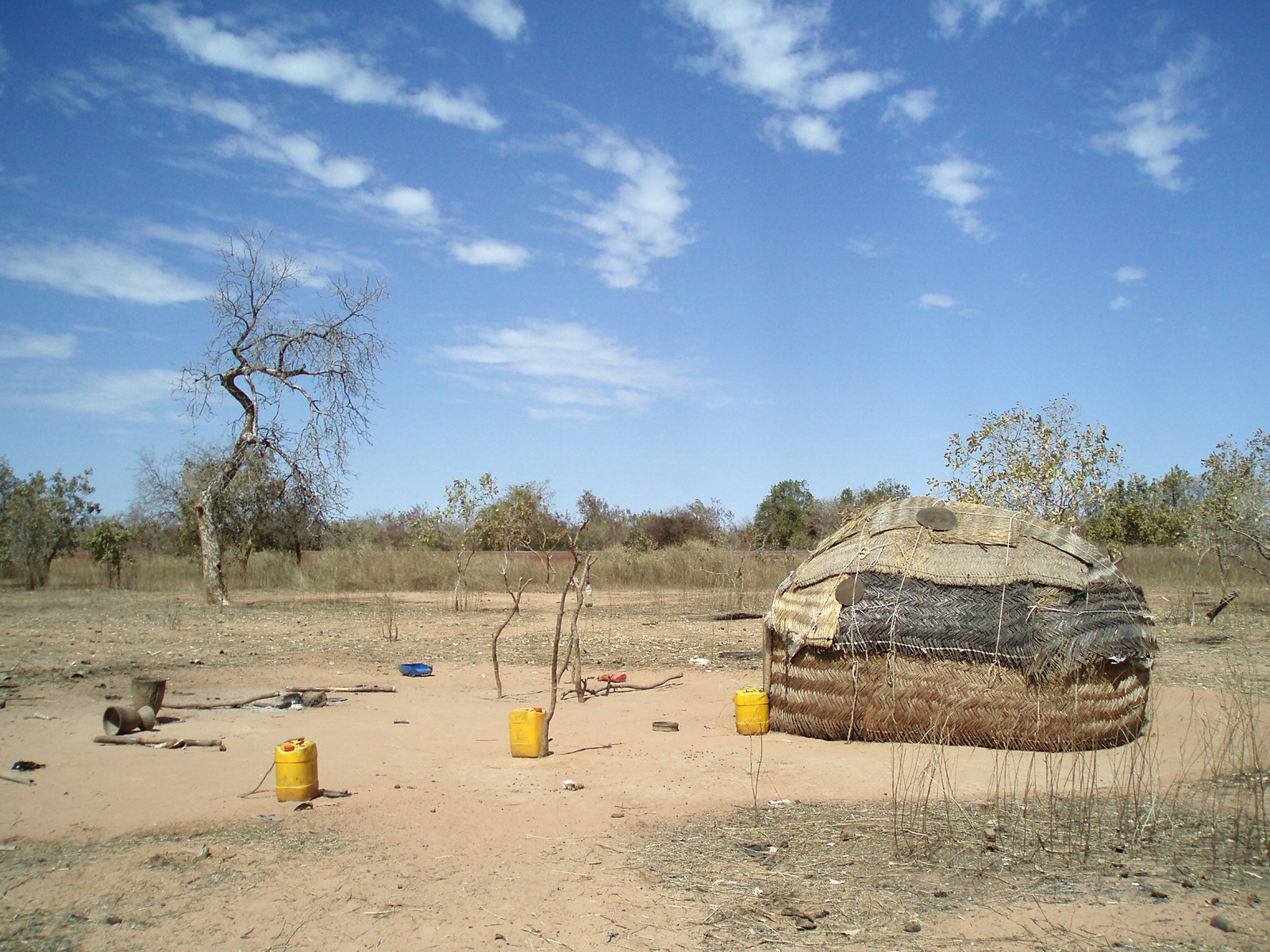 Mali049 - nomádok kunyhója Maliban