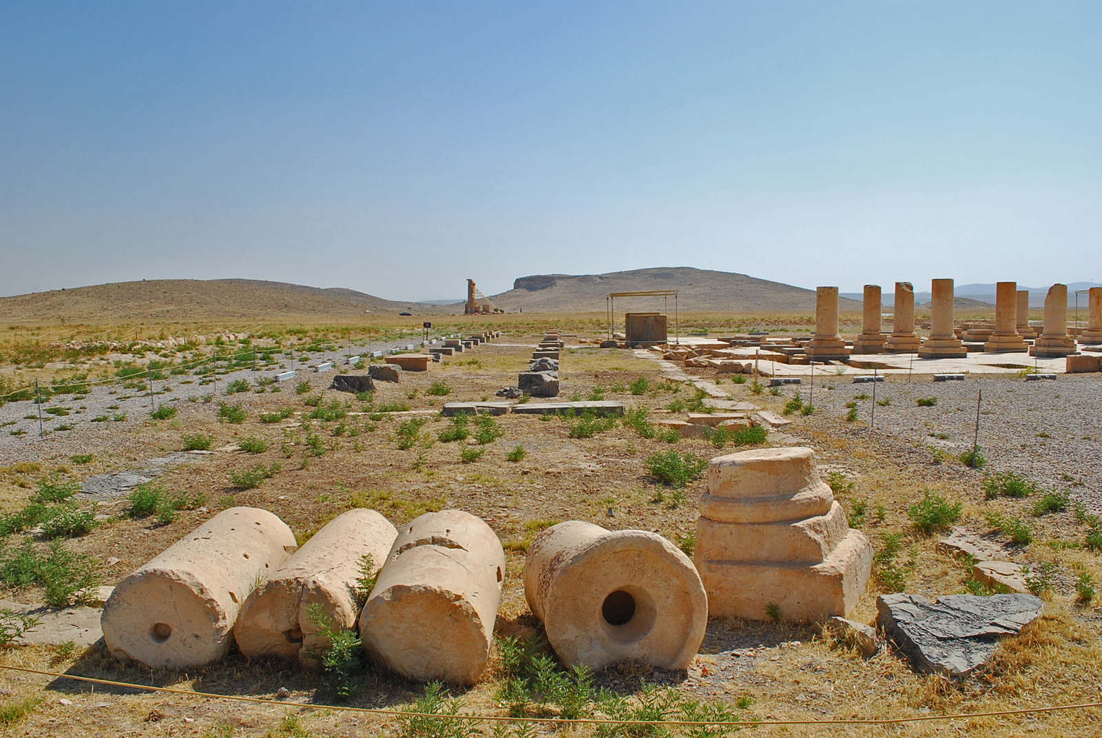 Irán 2106 Kurosh palotája Pasargade