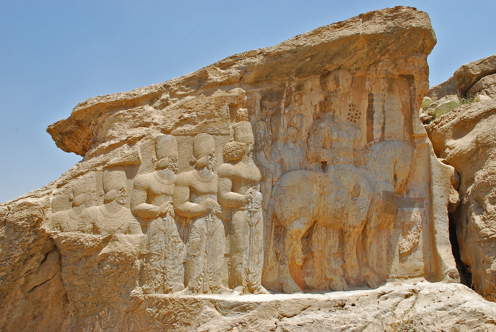 Irán 2253 I. Shapur és fiai Naqsh-e Rajab