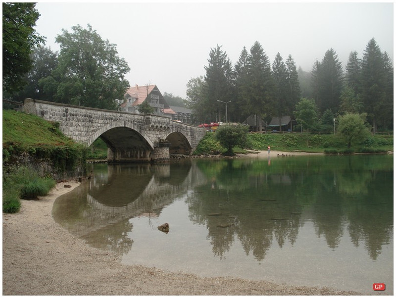 A bohinji tó. Szlovénia.