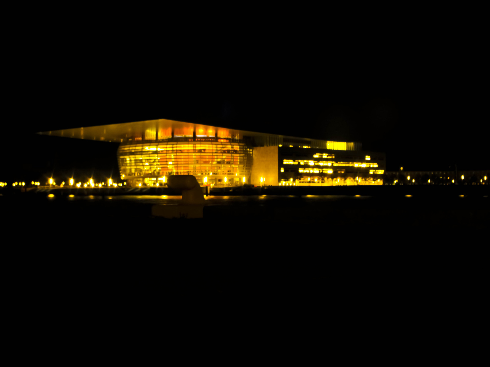 Koppenhága København Operaen este