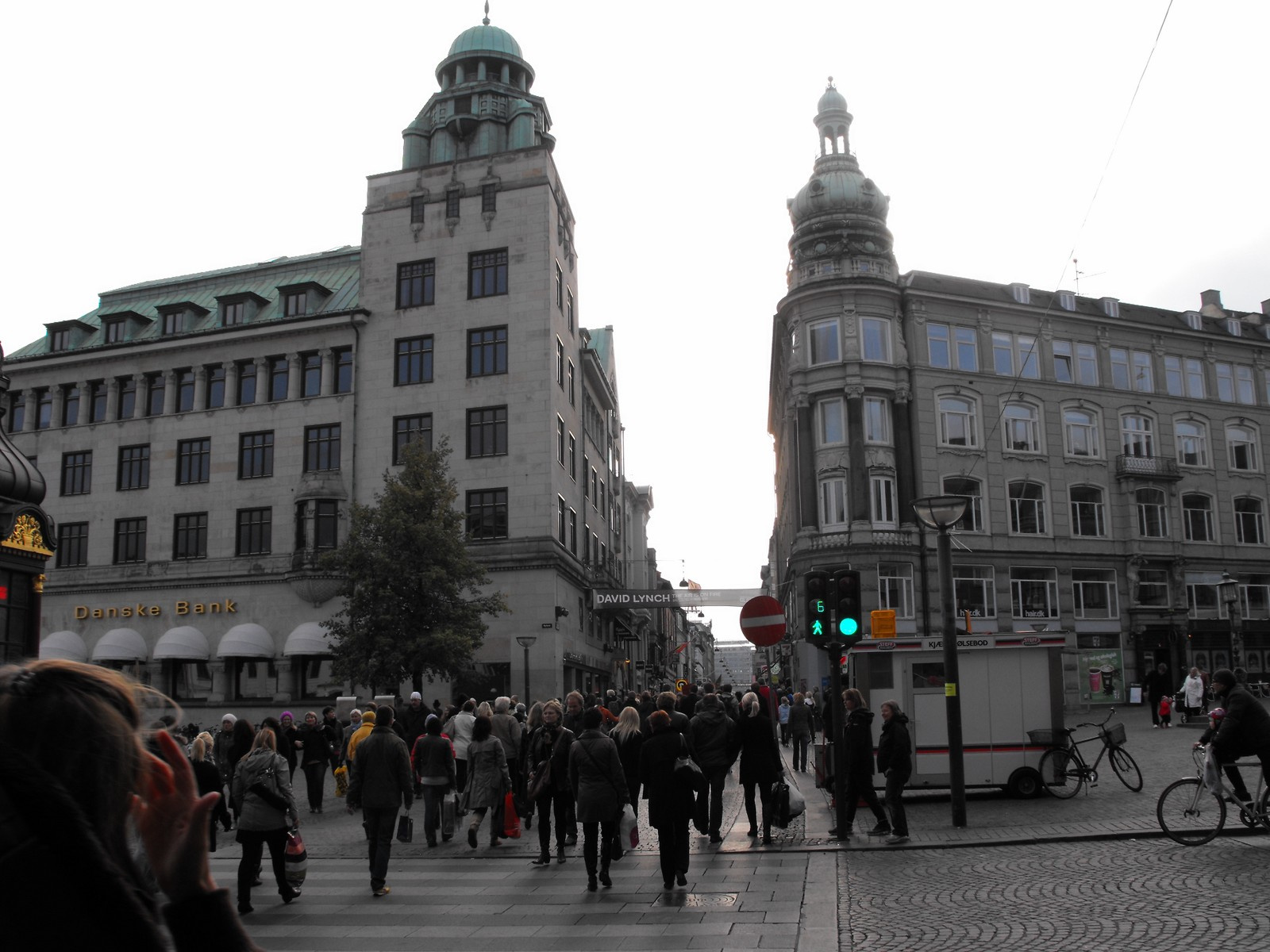 Koppenhága sétáló utca København gågad