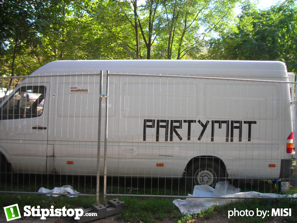 partymat car sziget