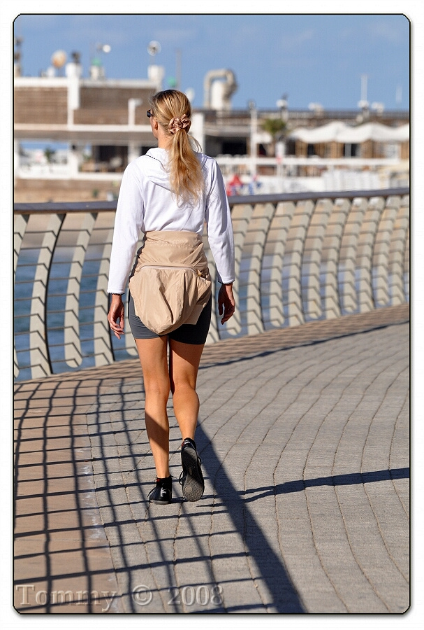 Backview of woman