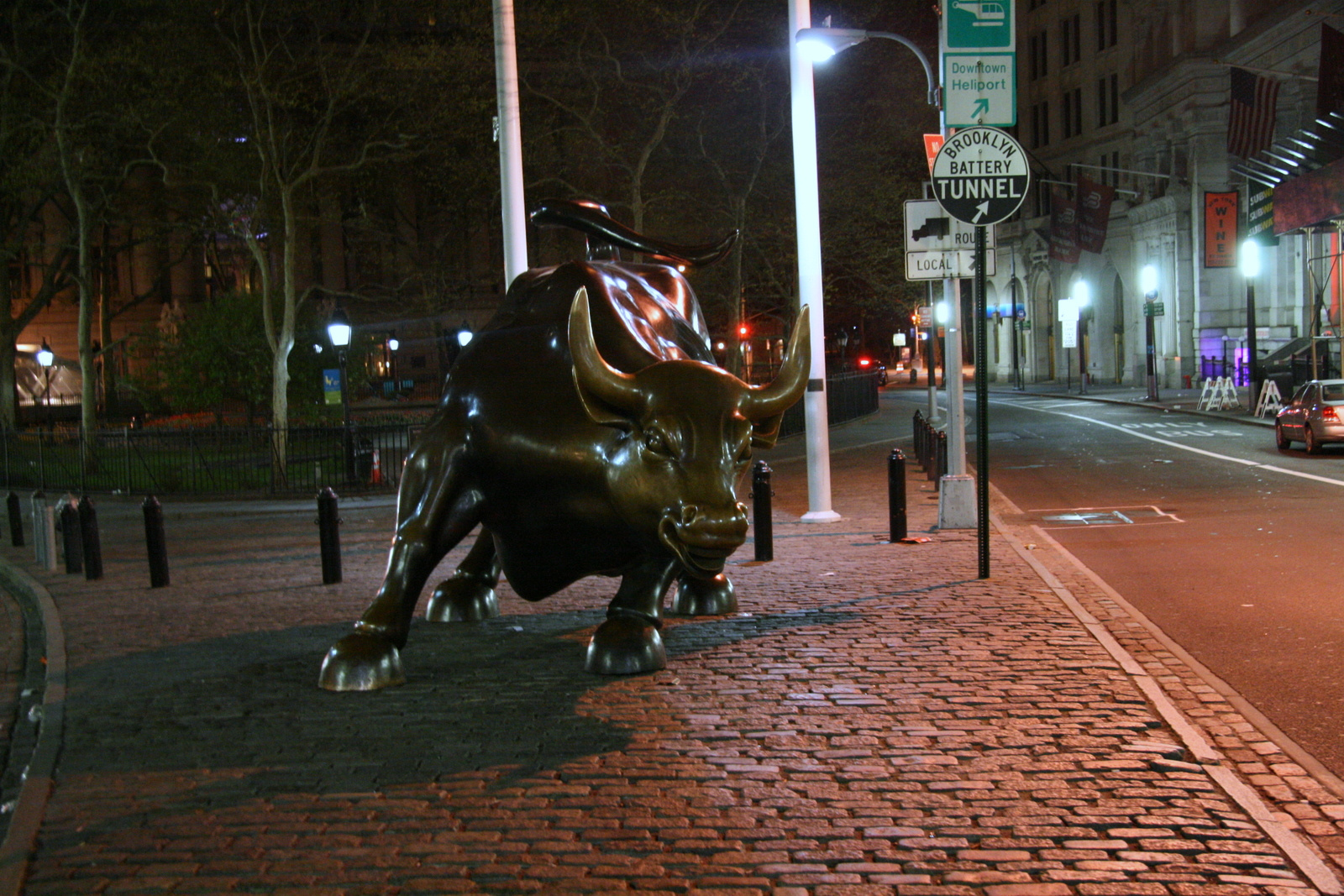 charging bull