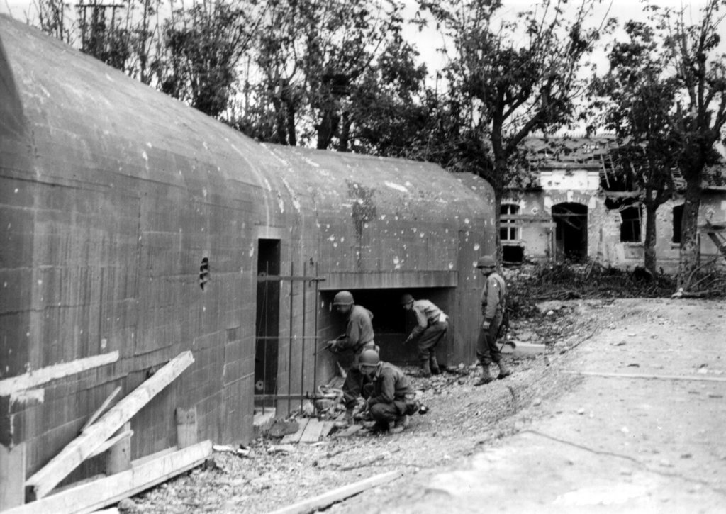 gisinspectbunker GI's ellenőrizze bunker