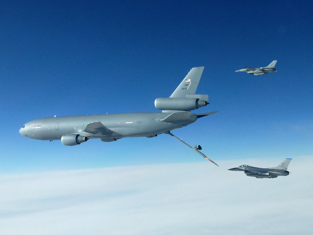 AIR KC-10 and F-16s lg