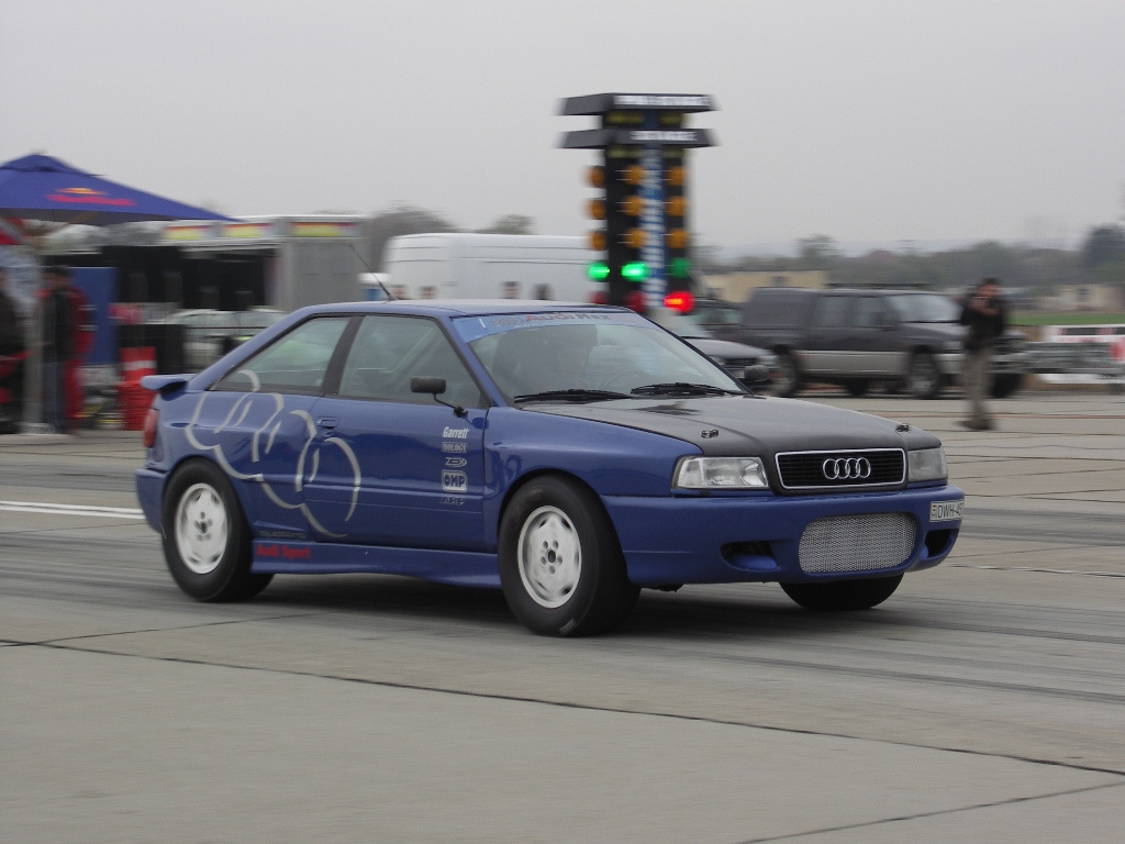 Audi S2 (Kovács Attila) 1/4 Mile 9.4@248km/h
