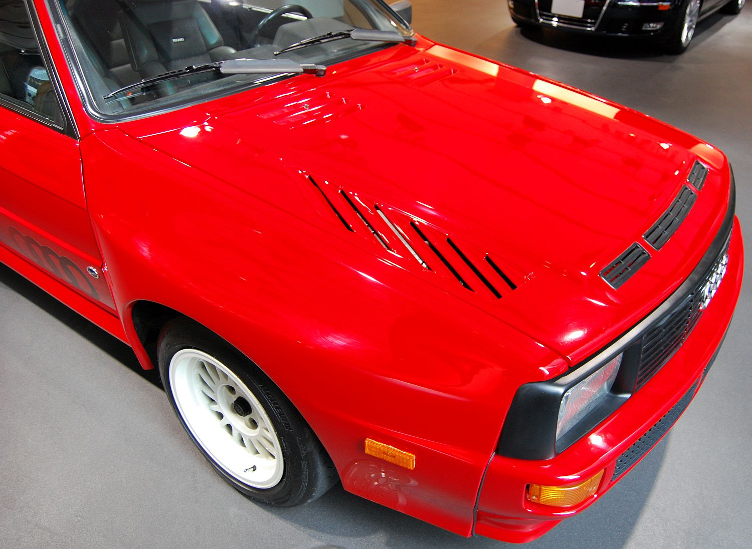 audi sport quattro bonnet