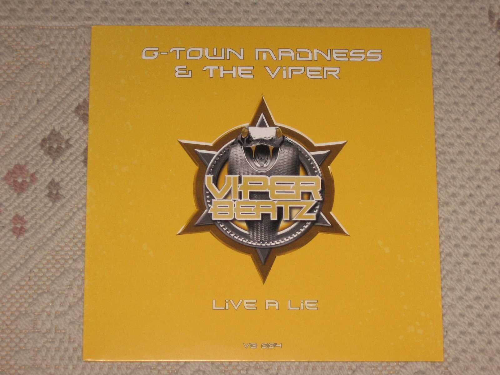 (VB004) G-Town Madness & The Viper - Live A Lie (front)