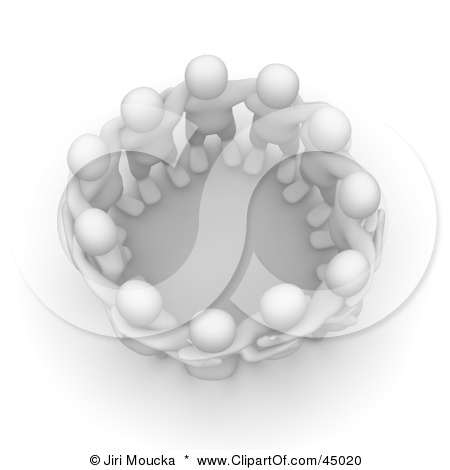 45020-Royalty-Free-RF-Clipart-Illustration-Of-A-Group-Of-3d-Blan