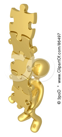 86497-Royalty-Free-RF-Clipart-Illustration-Of-A-3d-Gold-Person-C