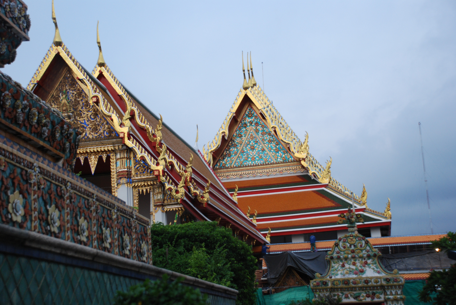 Wat Pho tetők