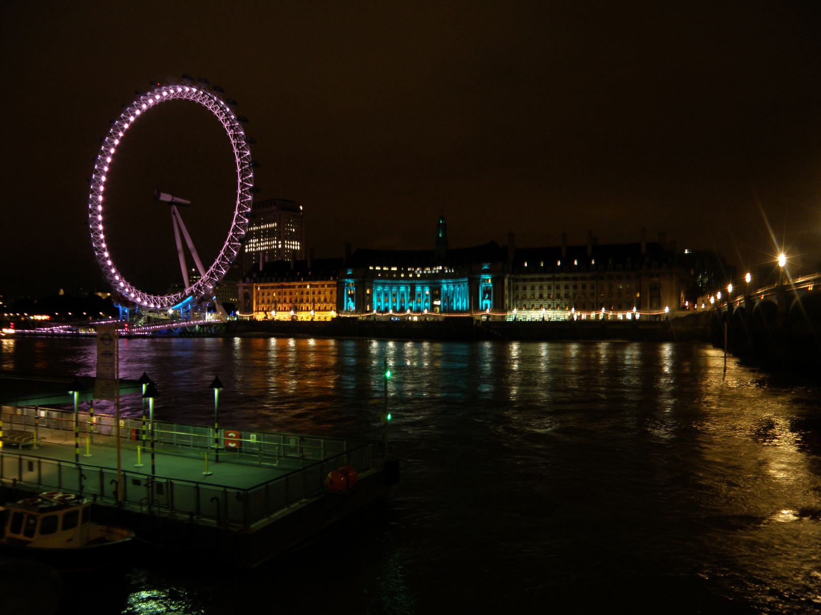 London Eye éjjel