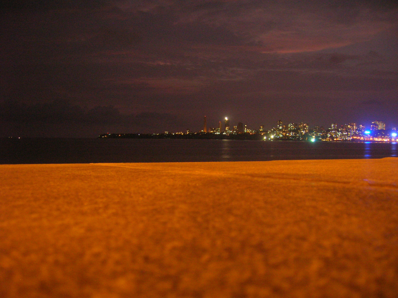 Chapatti Beach at night 2