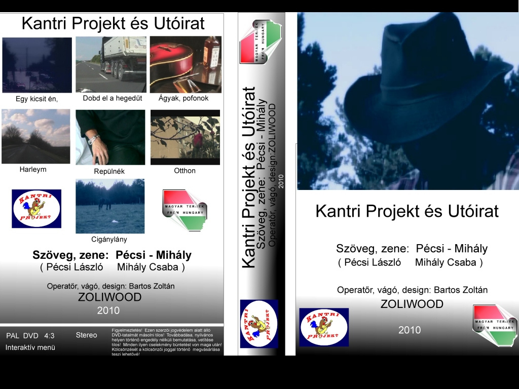 DVD borító KantriProjekt
