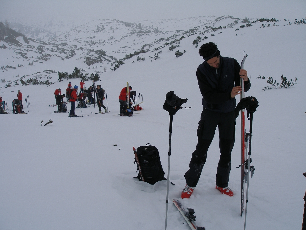 Gjaidalm-nál (kb.1750 m) .