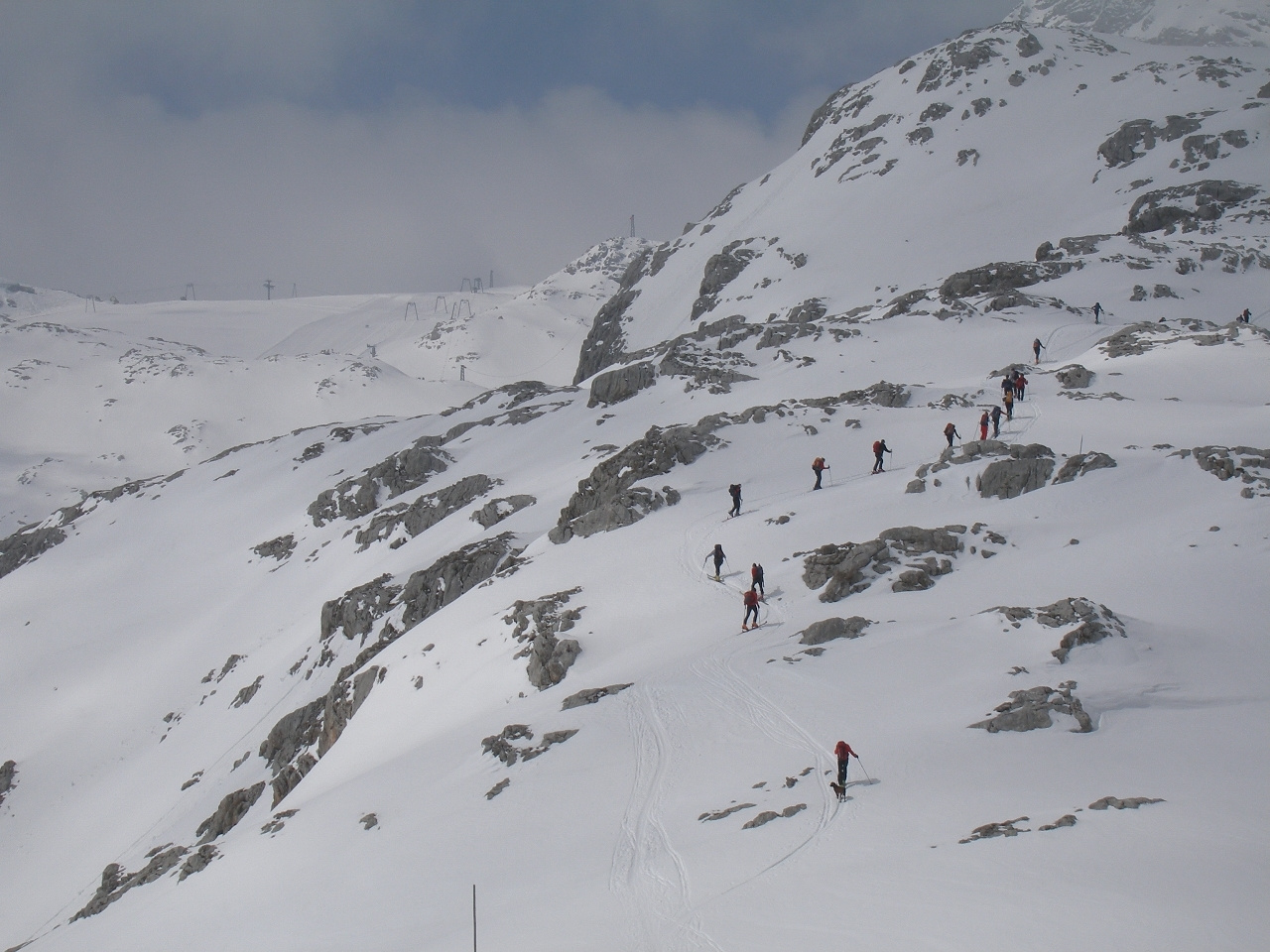 Útban a Schladminger Gletscher-hez.