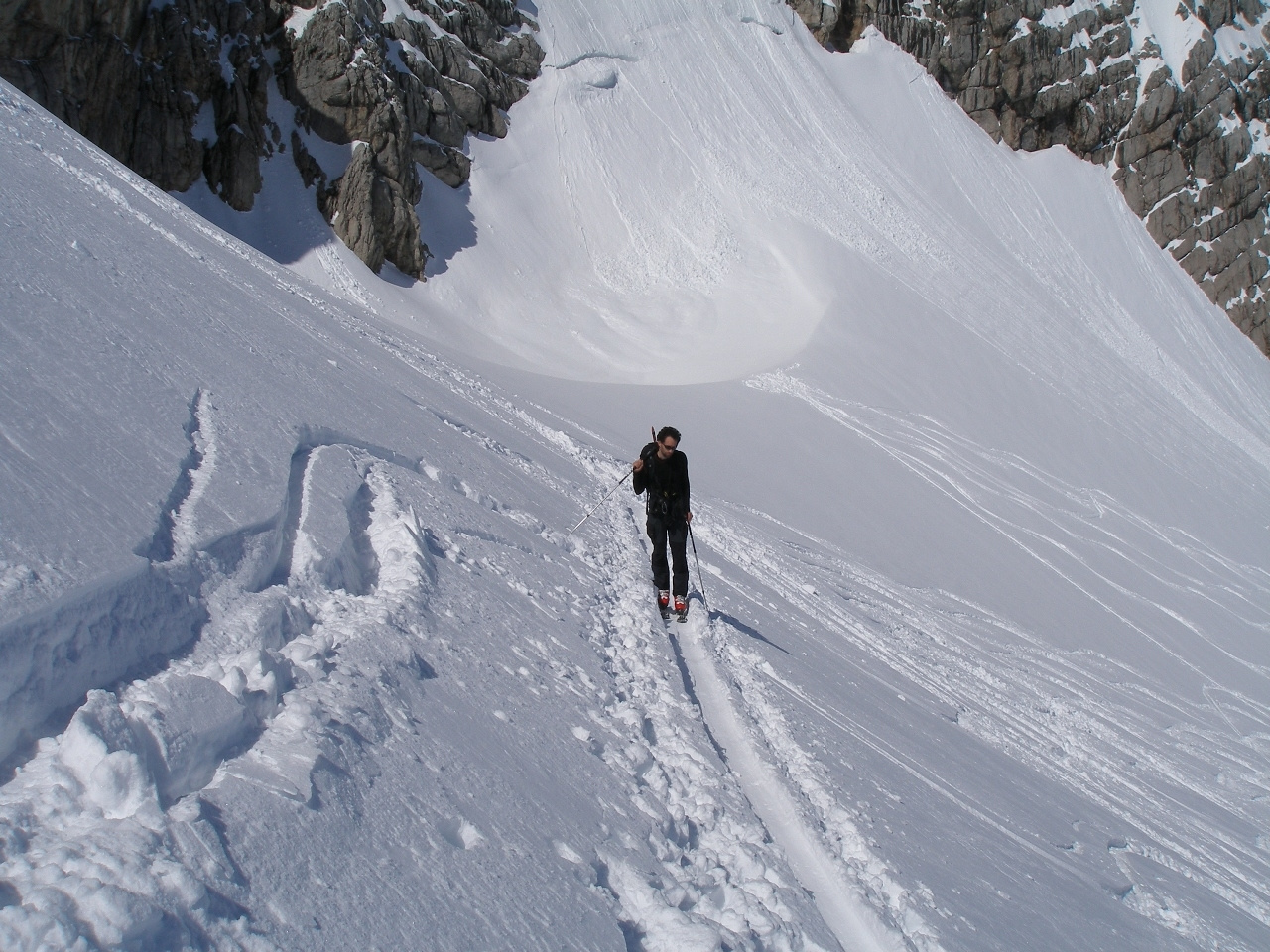 Hoher Dachstein csúcstömbje alatt.