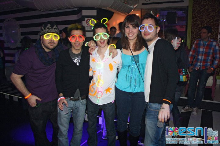 Fluo party ESN módra