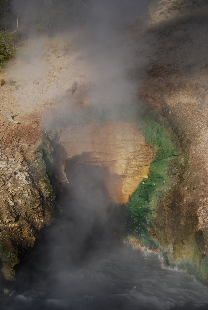 US 2010 Day10  015 Dragon's Mouth Spring, Yellowstone NP, WY