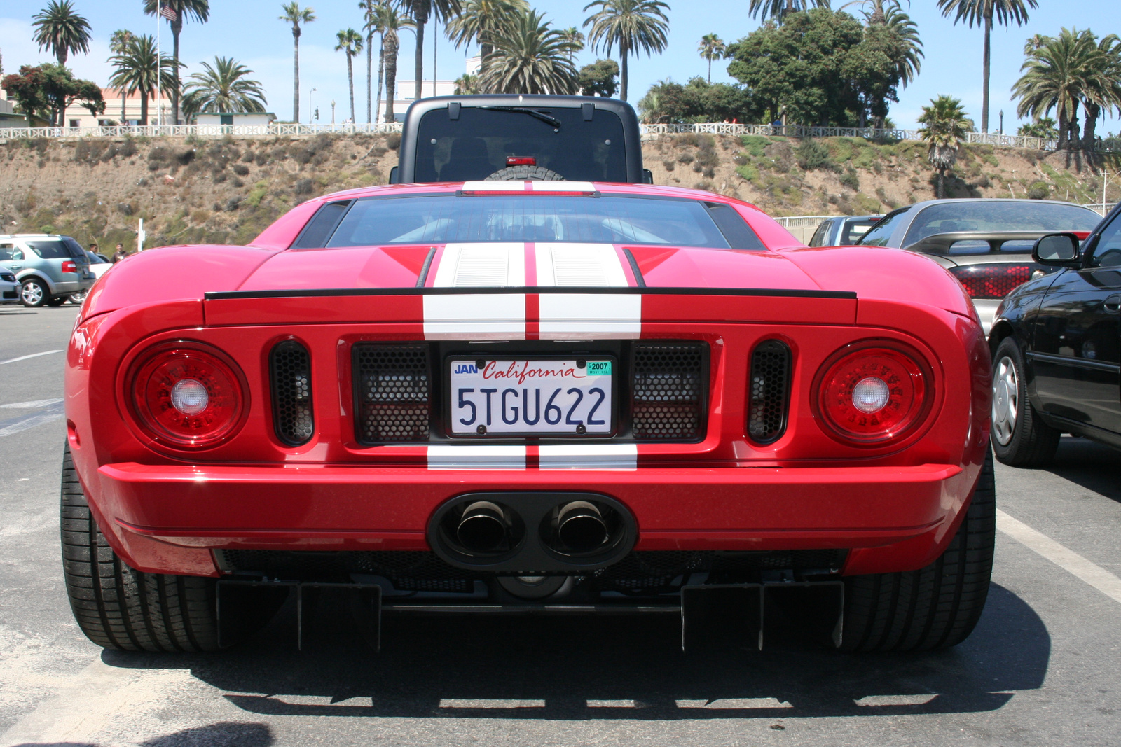 Ford GT CA, Santa Monica back