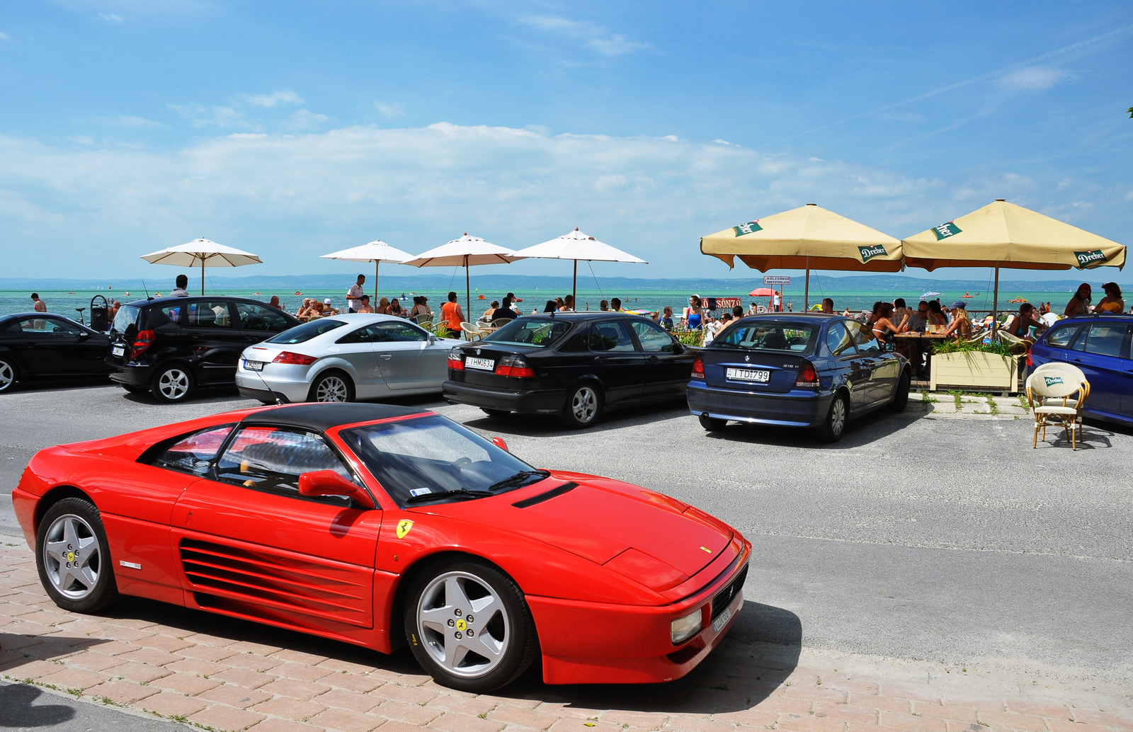 Ferrari in the Beach