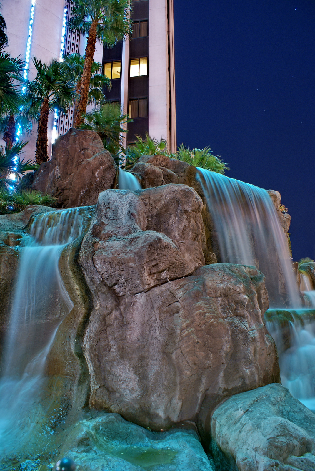 Las Vegas Strip Rock Fountain