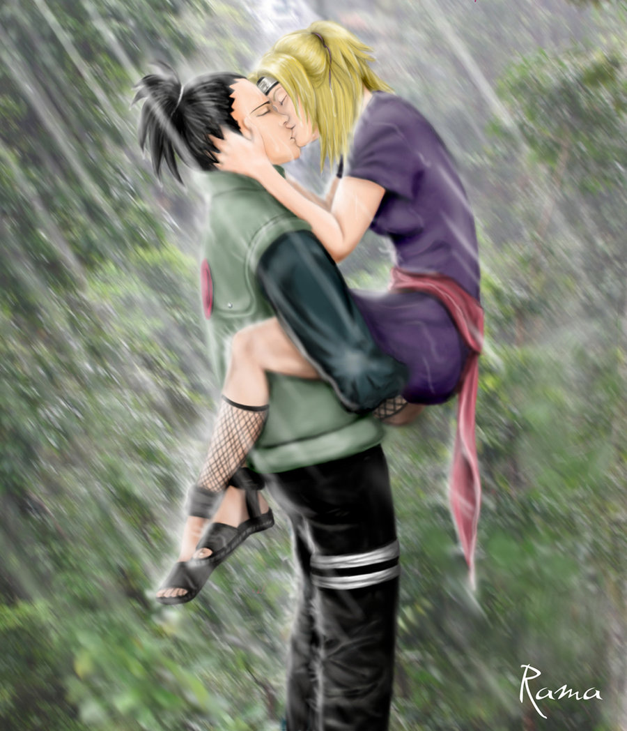 0012-kiss under the rain by RamaChan