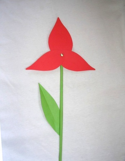 Papír tulipán 6