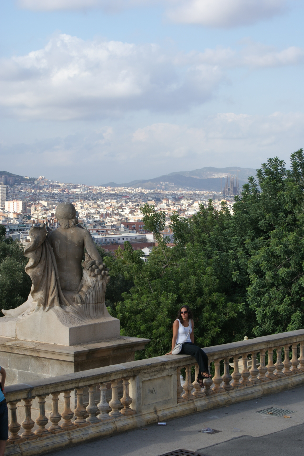 Juli Palau Nacional terasza Montjuic Barcelona