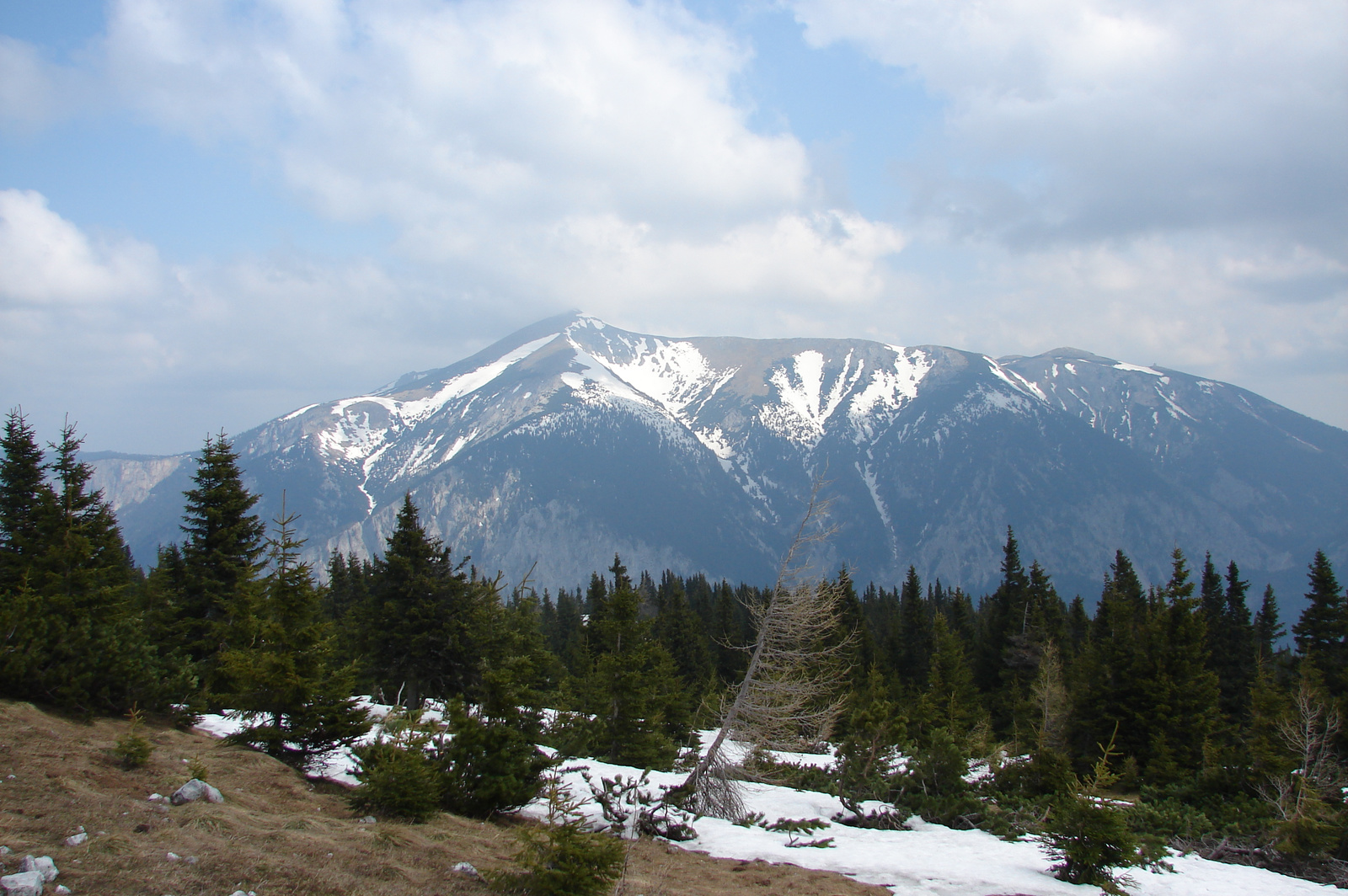 Ausztria, Rax, a Schneeberg látképe, SzG3