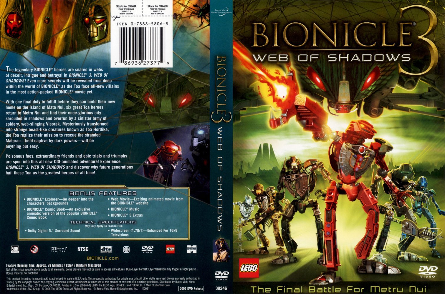 Bionicle 3 Web Of Shadows